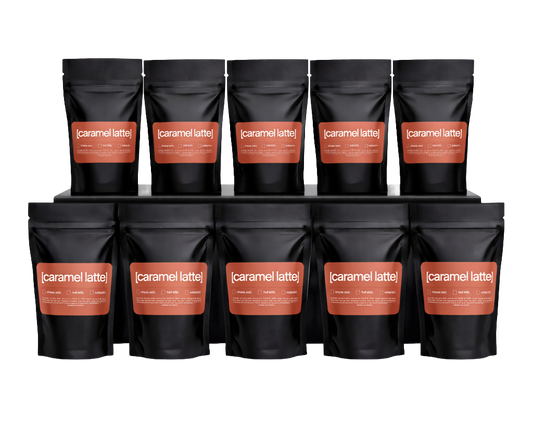 10 Caramel Lattes | On-The-Go Packs ($4/latte)