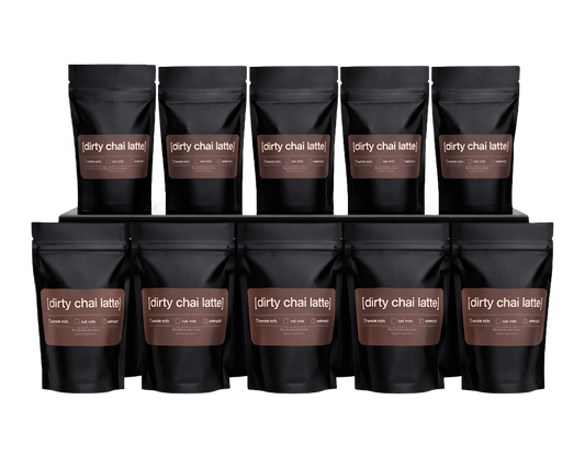 10 Dirty Chai Lattes | On-The-Go Packs ($4/latte)